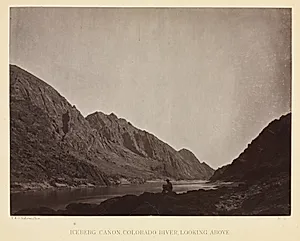 Iceberg Canyon, Colorado River Looking Above by Timothy H. O'Sullivan (American, 1840–1882)