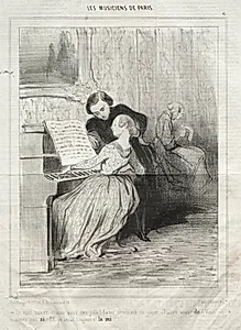 If you knew how pretty you are! by Honoré Daumier (French, 1808–1879)