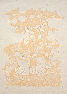 Illustration 25:  La Ronde by Lucien Pissarro (British, 1863–1944)