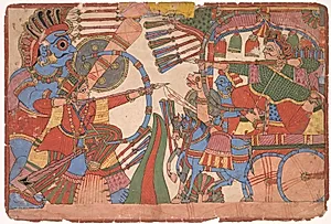 Illustration to the Mahabharata