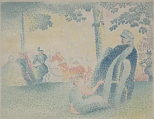 In the Park by Henri-Edmond Cross (French, 1856–1910)