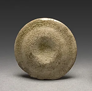 Incense Box (lid): Seto Ware by Unknown Artist