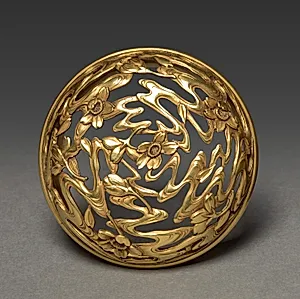 Incense Burner with Floral Scroll (lid) by Unknown Artist