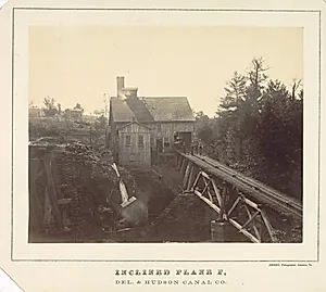 Inclined Plane F, Delaware and Hudson Canal Co. by Thomas H. Johnson (American, c. 1821-)