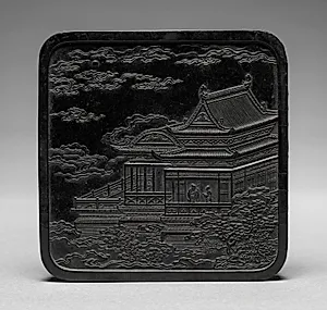 Ink Cake with Architectural Design by Unknown Artist