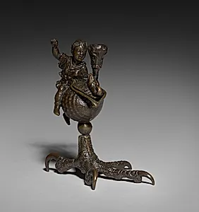 Inkwell and Candlestick with the Infant Hercules Killing the Serpents