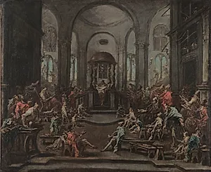 Interior of a Synagogue