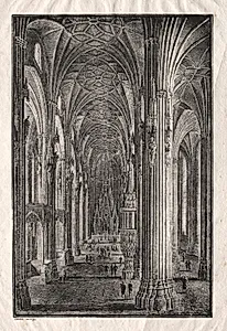 Interior of St. Stephen's Cathedral in Vienna