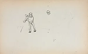 Italian Sketchbook: Gondolier (page 13) by Maurice Prendergast (American, 1858–1924)