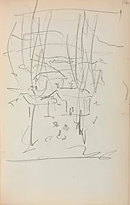 Italian Sketchbook: Landscape (page 116) by Maurice Prendergast (American, 1858–1924)