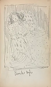 Italian Sketchbook: Levuk's Wife (page 170) by Maurice Prendergast (American, 1858–1924)