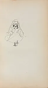 Italian Sketchbook: Standing Girl (page 257) by Maurice Prendergast (American, 1858–1924)