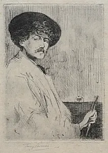 James MacNeill Whistler by Percy Thomas (British, 1846–1922)