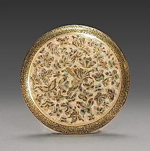 Jar with Butterflies (lid) by Unknown Artist