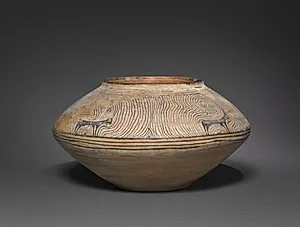 Jar with Four Ibex by Unknown Artist