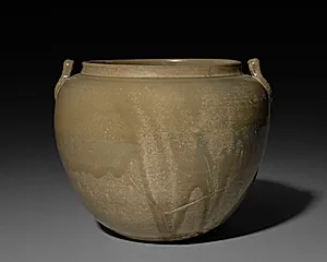 Jar with Handles: Yue ware by Unknown Artist