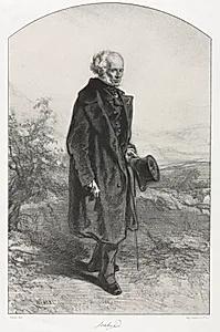 Jean Baptiste Isabey by Paul Gavarni (French, 1804–1866)