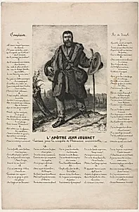 Jean Journet Departing for the Conquest of Universal Harmony by Gustave Courbet (French, 1819–1877)