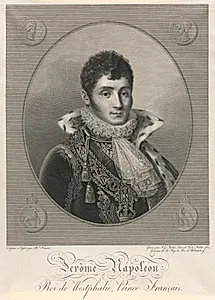 Jerome Napoleon, King of Westphalia, French Prince by Christian-Friedrich Muller (German, 1782–1816)