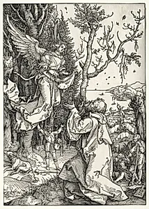 Joachim and the Angel by Albrecht Dürer (German, 1471–1528)