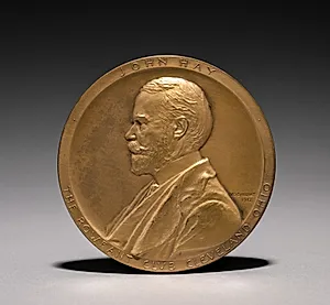 John Hay Medal by Victor D. Brenner (American, 1871–1924)