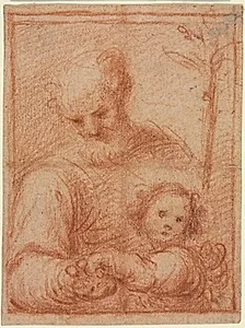 Joseph and Child (recto) by Unknown Artist