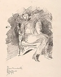 Joseph Pennell, No. 2 by James McNeill Whistler (American, 1834–1903)