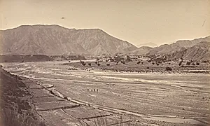 Kadm Villages and Pass, Left of Jumrood by John Burke (Irish, 1845–1915)