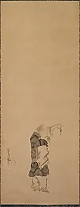 Kenshu, Monk with Shrimp