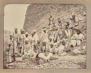 Khyber Chiefs with Captain Tucker by John Burke (Irish, 1845–1915)