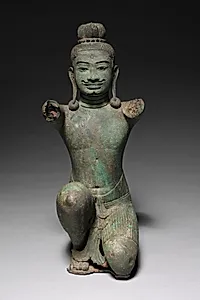 Kneeling Male Figure by Unknown Artist