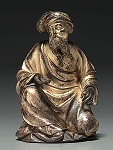Kneeling Prophet from the Reliquary Chasse of Saint-Germain-des-Prés by Jean de Clichy (French)