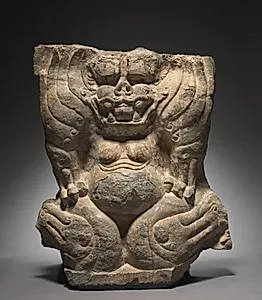 Kneeling Winged Monster by Unknown Artist