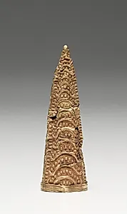 Knife-sheath tip (sika boha) by Unknown Artist