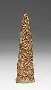 Knife-sheath tip (sika boha) by Unknown Artist