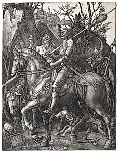 Knight, Death, and the Devil by Albrecht Dürer (German, 1471–1528)