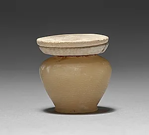 Kohl Jar with Lid by Unknown Artist