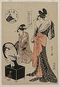 Kuronushi from the series The New Six Immortal Poets by Chōbunsai Eishi (Japanese, 1756–1829)