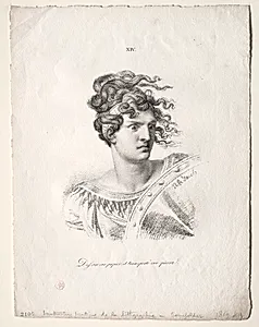 L'art de la lithographie: Head of an Amazon