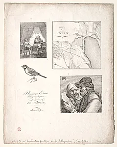 L'art de la litographie:Four Subjects after Falger