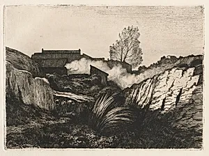 L'Estaque by André Paul Borel (French, 1828–1912)