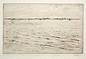 L. Th. de la Ris vue de la Pallice by Gustave Leheutre (French, 1861–1932)