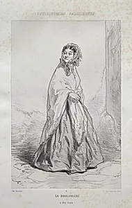 La Boulangère by Paul Gavarni (French, 1804–1866)