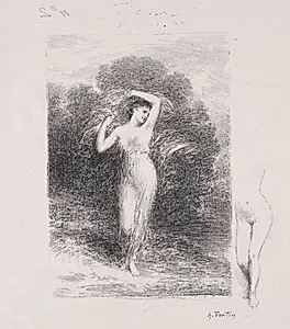La jeune malade by Henri Fantin-Latour (French, 1836–1904)