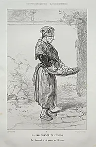 La Marchande de Citrons by Paul Gavarni (French, 1804–1866)