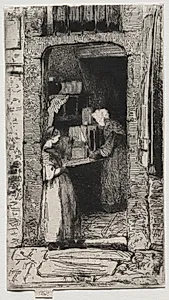 La Marchande de Moutards by James McNeill Whistler (American, 1834–1903)