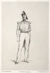 La Maréchal Baraquey d'Hilliers by Auguste Raffet (French, 1804–1860)