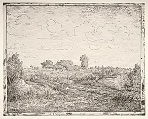 La Plaine de la Plante à Biau by Théodore Rousseau (French, 1812–1867)
