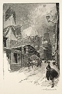 La Rue des Barres by Auguste Louis Lepère (French, 1849–1918)