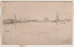 La Salute:  Dawn by James McNeill Whistler (American, 1834–1903)